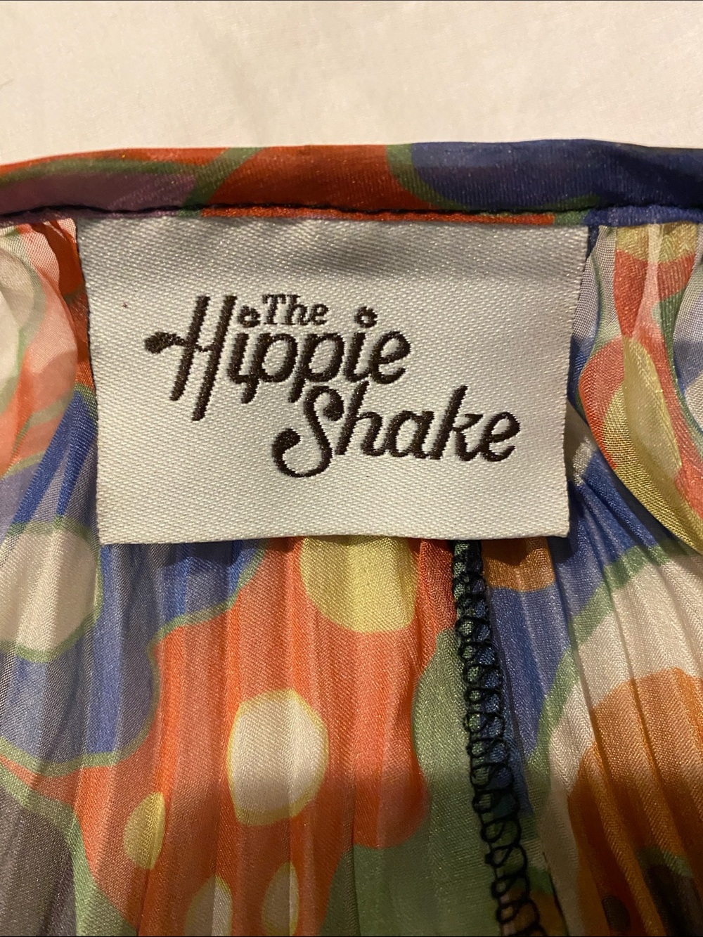 The Hippie Shake Multi-Color Butterfly Pleated Cape Coat - Picture 2 of 7